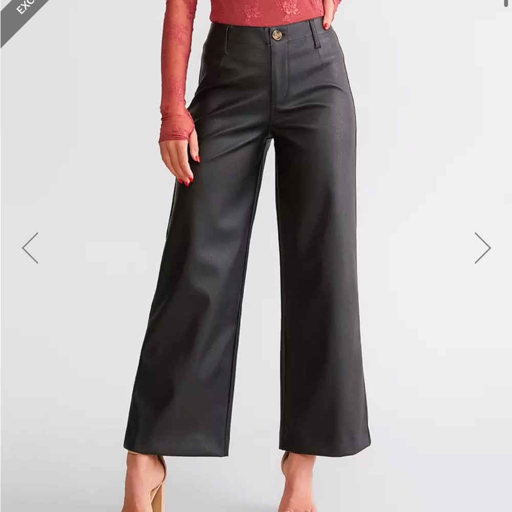 KanCan faux leather pants